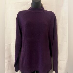 Sag Harbor Women's Purple Sweater (PXL)